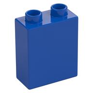 Duplo Brick 1 x 2 x 2 with Bottom Tube (Blue)