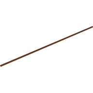 Hose Rigid 3mm D. 28L / 22.4cm (Reddish Brown)