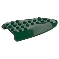Aircraft Fuselage Curved Aft Section 6 x 10 Top (Dark Green)
