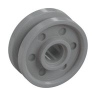 Wheel 18 x 8 with Fake Bolts and Deep Spokes with Inner Ring (Light Bluish Gray)