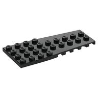 Wedge Plate 4 x 9 with Stud Notches (Black)