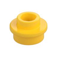 Plate Round 1 x 1 with Open Stud (Yellow)