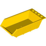 Tipper Bed 4 x 6, Solid Studs (Yellow)