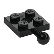 Plate Special 2 x 2 with Towball and Hole (Black)