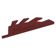 Creature Body Part, Wing 9L with Stylized Feathers (Dark Red)