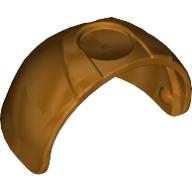 Headwear Accessory Visor [Large with Trapezoid Top] (Metallic Gold)
