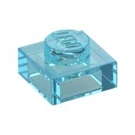 Plate 1 x 1 (Trans-Light Blue)