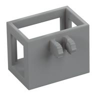 Crane Basket 2 x 3 x 2 with Locking Hinge Fingers (Light Bluish Gray)