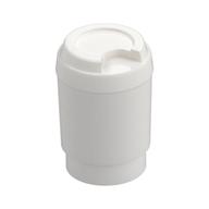 Equipment Cup with Take Out Lid Without Drinking Hole [Plain] (White)