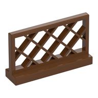 Fence Lattice 1 x 4 x 2 (Reddish Brown)