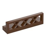 Fence Lattice 1 x 4 x 1 (Reddish Brown)