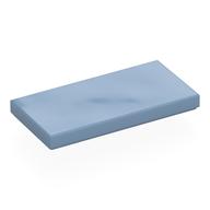 Tile 2 x 4 with Groove (Sand Blue)
