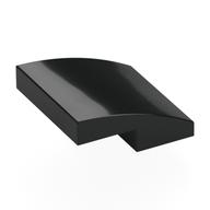 Brick Curved 2 x 2 x 2/3 (Black)