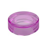 Tile Round 1 x 1 (Trans-Dark Pink)