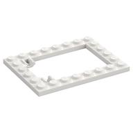 Plate Special 6 x 8 Trap Door Frame Horizontal [Long Pin Holders] (White)