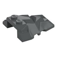 Brick Wedged, Sloped 4 x 4 Fractured Polygon Top (Dark Bluish Gray)