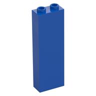 Brick 1 x 2 x 5 with Hollow Studs (Blue)