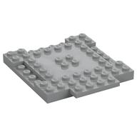 Plate Special 8 x 9 x 2/3 with 1 x 4 Recessed (Light Bluish Gray)