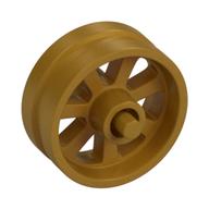 Wheel Centre 15 x 6 City Motorcycle with Stub Axles (Pearl Gold)