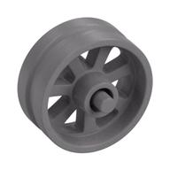 Wheel Centre 15 x 6 City Motorcycle with Stub Axles (Flat Silver)
