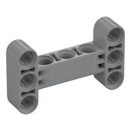 Technic Beam 3 x 5 Thick [90° Offset Centre Beam Holes] (Light Bluish Gray)