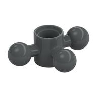 Technic Steering Gear with 3 Towball Joints, Compact (Dark Bluish Gray)