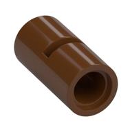 Technic Pin Connector Round [Slotted] (Reddish Brown)