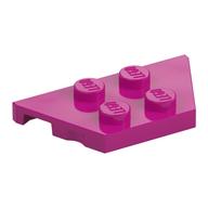 Wedge Plate 2 x 4 (Magenta)