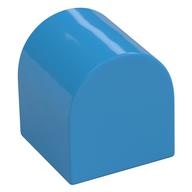Duplo Brick 2 x 2 x 2 Curved Top (Dark Azure)
