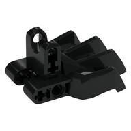 Large Figure Foot, with Ball Socket 5 x 6 x 2 (Black)