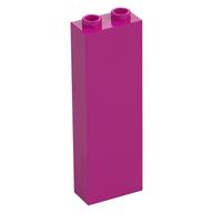 Brick 1 x 2 x 5 with Hollow Studs (Magenta)