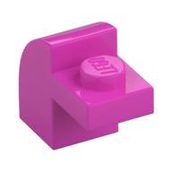 Brick Curved 1 x 2 x 1 1/3 with Curved Top (Dark Pink)