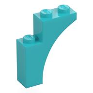 Brick Arch 1 x 3 x 3 [Gothic] (Medium Azure)