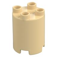 Duplo Brick Round 2 x 2 x 2 (Tan)