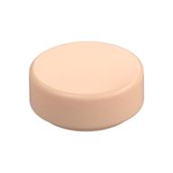 Tile Round 1 x 1 (Light Nougat)