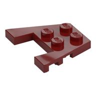 Wedge Plate 3 x 4 with Stud Notches [Reinforced Underside] (Dark Red)