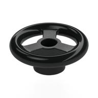 Steering Wheel Small, 2 x 2 [Reinforced] (Black)