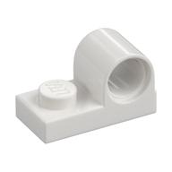 Plate Special 1 x 2 with Pin Hole on Top (White)