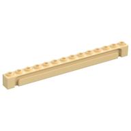 Brick Special 1 x 14 Grooved (Tan)