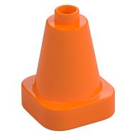 Duplo Cone 2 x 2 Square Base (Orange)