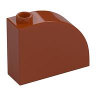 Brick Curved 1 x 3 x 2 (Dark Orange)