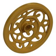Ornate Carriage Wheel [43.2mm] (Pearl Gold)
