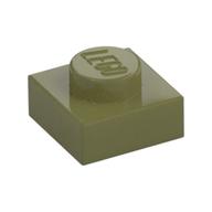 Plate 1 x 1 (Olive Green)