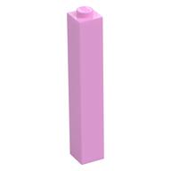 Brick 1 x 1 x 5 with Solid Stud (Bright Pink)