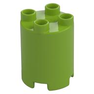 Duplo Brick Round 2 x 2 x 2 (Lime)