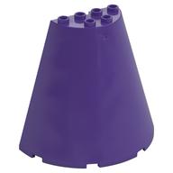 Cone Half 8 x 4 x 6 (Dark Purple)