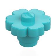 Plant, Flower 2 x 2 - Round [Solid Stud] (Medium Azure)