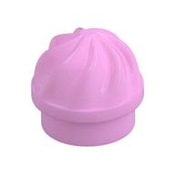 Plate Round 1 x 1 Swirled Top (Bright Pink)