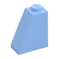 Brick Sloped 65° 2 x 1 x 2 (Bright Light Blue)