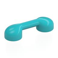 Bar 1 x 3 (Radio Handle, Phone Handset) (Medium Azure)